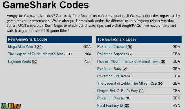 pokemon sapphire gameshark codes gba